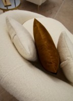 Canapea Trendy Eses Bouclett Cream 120x85x255cm GTR003256 imaginea #4 — magazin online Desire.md