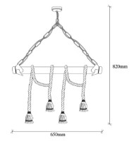 Люстра Trendy Erebos 112-AV 65x82x8cm GTR002494 фото №2 — интернет-магазин Desire.md