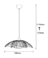 Люстра Trendy Farac 6381 50x31x50cm GTR002729 фото №2 — интернет-магазин Desire.md