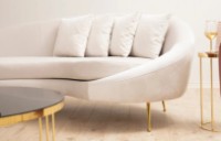 Canapea Trendy Eses Right Beige 120x85x255cm GTR003260 imaginea #2 — magazin online Desire.md