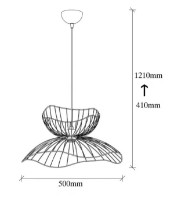 Люстра Trendy Farac 6391 50x41x50cm GTR002731 фото №2 — интернет-магазин Desire.md