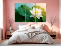 Pictură ArtDesign White Lotus 109x65cm (C-10401)