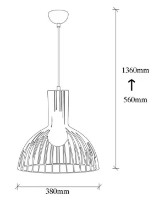 Люстра Trendy Fellini MR-672 38x136x38cm GTR002379 фото №2 — интернет-магазин Desire.md