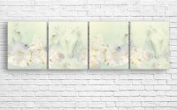 Картина ArtDesign White roses and retro 200x60cm (R-10311)