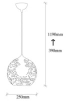 Люстра Trendy Fellini MR-785 25x119x25cm GTR002391 фото №2 — интернет-магазин Desire.md