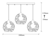 Люстра Trendy Fellini MR-786 25x115x100cm GTR002406 фото №2 — интернет-магазин Desire.md