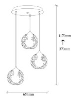 Люстра Trendy Fellini MR-787 65x117x65cm GTR002405 фото №2 — интернет-магазин Desire.md