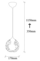 Люстра Trendy Fellini MR-788 17x115x17cm GTR002378 фото №2 — интернет-магазин Desire.md