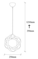 Люстра Trendy Gezegen 6121 25x121x25cm GTR002552 фото №2 — интернет-магазин Desire.md