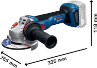 Углошлифовальная машина Bosch GWS 18V-11 (B06019N4001) фото №2 — интернет-магазин Desire.md