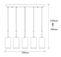 Люстра Trendy Kem 6386 79x120x9cm GTR002623 фото №2 — интернет-магазин Desire.md