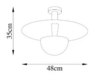 Люстра Trendy Kurt 13355 48x35cm GTR002453 фото №2 — интернет-магазин Desire.md