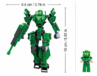 Set de construcție Sluban Exosuit: Robot 2in1 247pcs (6938242962357) imaginea #4 — magazin online Desire.md