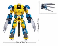 Set de construcție Sluban P. R. Mecha 525pcs (6938242962630) imaginea #4 — magazin online Desire.md