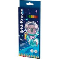 Набор цветных карандашей Erich Krause Kids Space Animals (54598) 12pcs