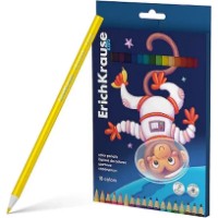 Набор цветных карандашей Erich Krause Kids Space Animals (54599) 18pcs