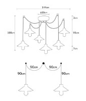 Люстра Trendy Manavgat N-565 144x100x144cm GTR002412 фото №2 — интернет-магазин Desire.md