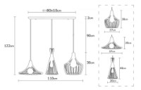Люстра Trendy Mezopotamia N-1285 37x122x110cm GTR002396 фото №2 — интернет-магазин Desire.md