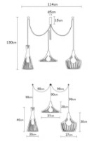 Люстра Trendy Mezopotamia N-1292 114x130x114cm GTR002525 фото №2 — интернет-магазин Desire.md