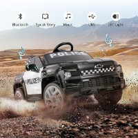 Mașinuța electrica KidsCar Chevrolet Silverado Ev2024 12V/7AH 550x2 Eva (6912025859911) imaginea #2 — magazin online Desire.md