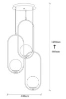 Люстра Trendy Mudoni MR-935 44x146x44cm GTR002510 фото №2 — интернет-магазин Desire.md