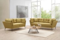 Canapea Trendy Harta Greenish Yellow 90x214x84cm GTR003291 imaginea #2 — magazin online Desire.md