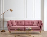 Canapea Trendy Harta Rose 90x214x84cm GTR003292