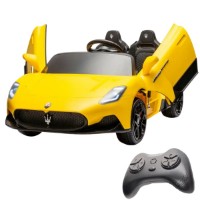 Mașinuța electrica KidsCar Maserati Mc20 Eva Yellow (6912025821918) imaginea #5 — magazin online Desire.md