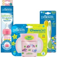 Набор для кормления Dr. Brown's Cheer Jungle Pink