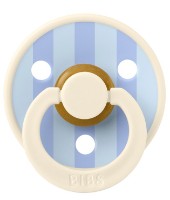 Suzeta BIBS Block Latex 0m+ Ivory/Dusty Blue (1002230)