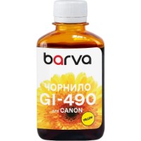 Контейнер с чернилами Barva Canon GI-490 Yellow 180ml (G490-506)