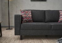 Canapea Trendy Kale Linen Anthracit 180x91x83cm GTR003165 imaginea #3 — magazin online Desire.md