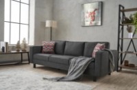 Canapea Trendy Kale Linen Anthracit 222x91x83cm GTR003274 imaginea #2 — magazin online Desire.md