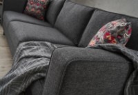 Canapea Trendy Kale Linen Anthracit 222x91x83cm GTR003274 imaginea #3 — magazin online Desire.md