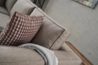 Canapea Trendy Kale Linen Cream 222x91x83cm GTR003275 imaginea #4 — magazin online Desire.md