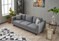 Canapea Trendy Kale Linen Grey 222x91x83cm GTR003276 imaginea #2 — magazin online Desire.md