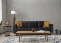 Canapea Trendy Kale Velvet Anthracit 222x91x83cm GTR003277