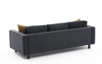 Canapea Trendy Kale Velvet Anthracit 222x91x83cm GTR003277 imaginea #4 — magazin online Desire.md