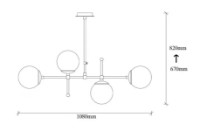 Люстра Trendy My Legend 145-AV2 90x67x15cm GTR002711 фото №2 — интернет-магазин Desire.md