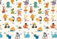 Covor joc pentru copii Kirson Alphabet/Lion 150x200cm imaginea #6 — magazin online Desire.md