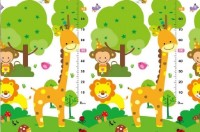 Covor joc pentru copii Kirson Alphabet/Lion 150x200cm