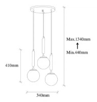 Люстра Trendy Regele 11469 34x134x34cm GTR002468 фото №2 — интернет-магазин Desire.md