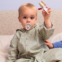 Suzeta BIBS Block Latex 6m+ Ivory/Dusty Blu (2002230) imaginea #2 — magazin online Desire.md