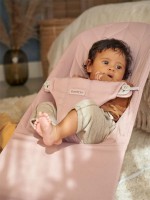 Șezlong pentru bebeluși BabyBjorn Bliss Dusty Pink Cotton (006222A) imaginea #6 — magazin online Desire.md
