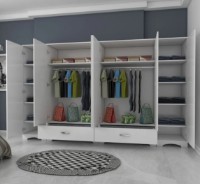 Шкаф Trendy F4 498 White 243x181x47.6cm GTR001851 фото №4 — интернет-магазин Desire.md