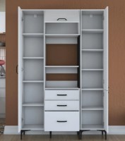 Шкаф Trendy JE118 2964 White 198.6x130x40cm GTR006682 фото №2 — интернет-магазин Desire.md