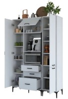 Шкаф Trendy JE118 2964 White 198.6x130x40cm GTR006682 фото №4 — интернет-магазин Desire.md