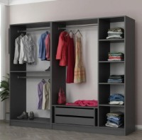 Шкаф Trendy Kale 190 Anthracit 225x190x52cm GTR004743 фото №5 — интернет-магазин Desire.md