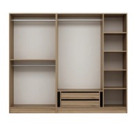 Шкаф Trendy Kale 190 Dore 225x190x52cm GTR004745 фото №3 — интернет-магазин Desire.md