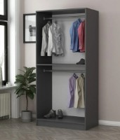 Шкаф Trendy Kale 210 Anthracit/Oak 90x210x52cm GTR004784 фото №3 — интернет-магазин Desire.md